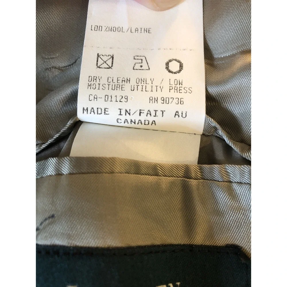 Lauren Ralph Lauren Blazer Mens 44R Gray 100% Wool Sport Coat Jacket Classic